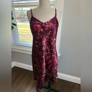 Warners Floral Slip Dress Size Small
